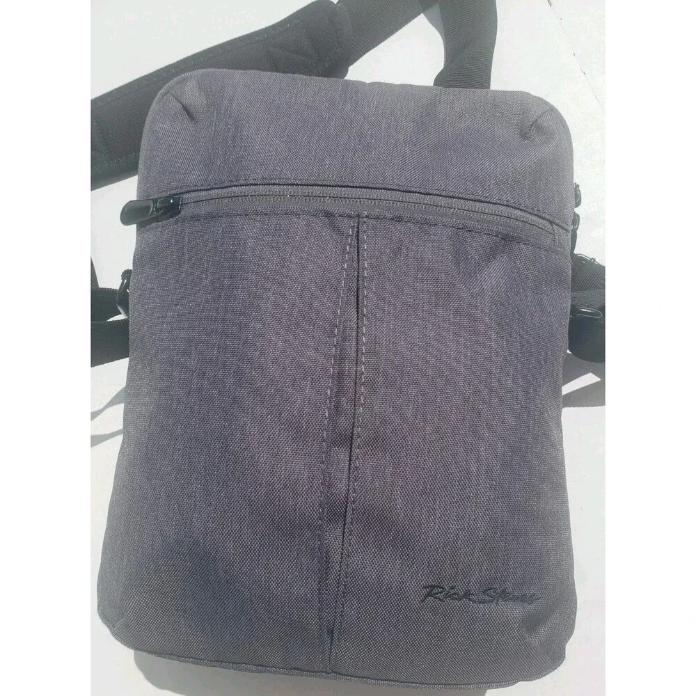 Rick Steves Europe Copenhagen Crossbody Bag Gray Travel Shoulder Messenger Carry